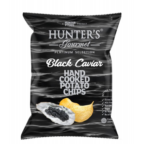 手製薯片黑牌魚子醬味 125克